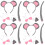 4Set Completo Costume Topo Orecchie Cosplay Bambini 6