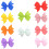 40Pz Fermagli Fiocco Bambina Colorati Per Feste E 1