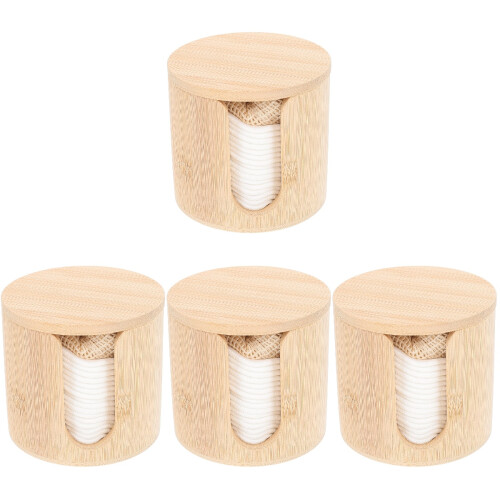 4Set Puff Make-Up Khaki in Cotone Naturale Per E Struccante 1