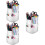 3Pz Organizer Penne E Rotante 360 in PP Bianco Per Ufficio 7