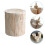 2Pz Sgabello Beige in Legno Per E Camera 9