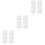 Stickers Statici Per Avviso Uccelli Decorativi 6