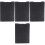 4Pz Clip Board Nero Multifunzione, Scrittura Ufficio E 3