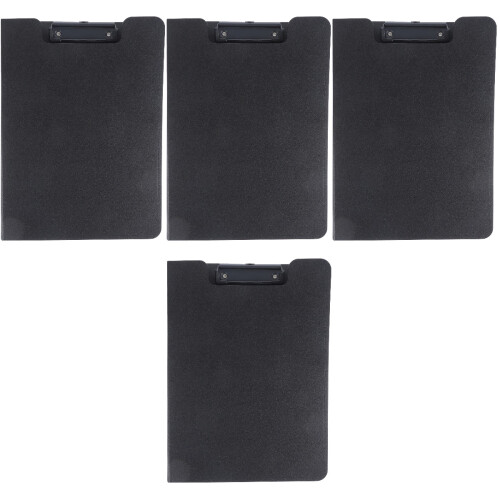 4Pz Clip Board Nero Multifunzione, Scrittura Ufficio E 2