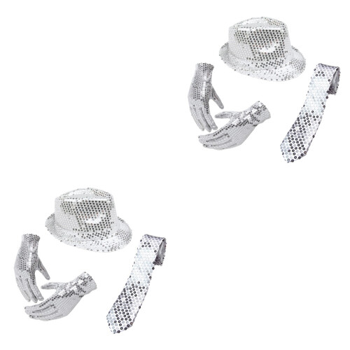 6Pz Jazz Argento Per Adulti Costume Danza 2
