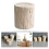 2Pz Sgabello Beige in Legno Per E Camera 4