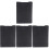 4Pz Clip Board Nero Multifunzione, Scrittura Ufficio E 2