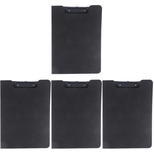 4Pz Clip Board Nero Multifunzione, Scrittura Ufficio E 1