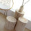 2Pz Sgabello Beige in Legno Per E Camera 5