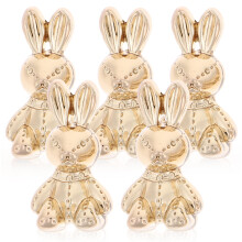 20Pz Decorativi Costume Coniglio in Dorata Stile Retrò