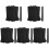 500Pz Cerniere Invisibili Nylon Nere Per Articoli Da Cucito E Borse 3