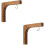 2Pz Ganci in Legno Per Piante, Da Muro, E Resistente 8