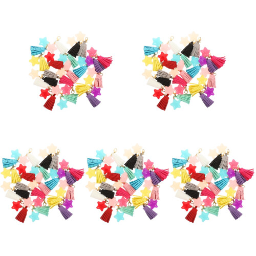 100Pz Decorazione Stella A Punte Macramè 1