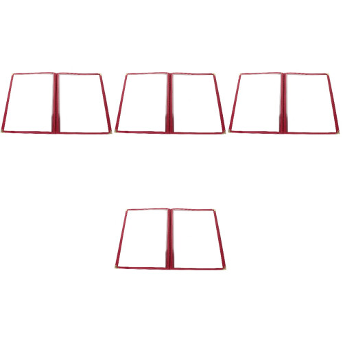 4Pz Porta Menu PVC Multiuso Resistente All'acqua Per Ristoranti 2