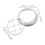 4Set Floreale Riutilizzabile Metallo Argento Per Addobbi Casa 11