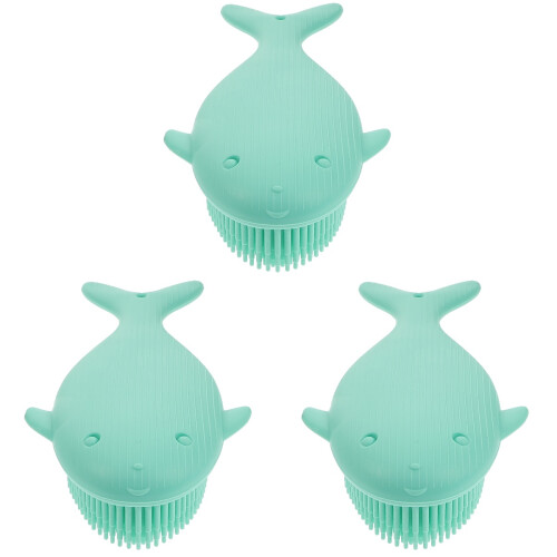 3Pz Corpo Silicone Spazzola Esfoliante Per Doccia 1