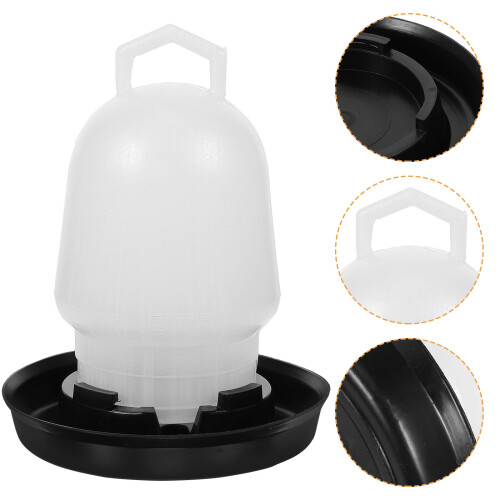 3Pz Abbeveratoio Pollame Bianco Per Casa E Negozio 1