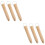 6Pz Set Manici Pan Beige in Legno Per Multiuso Sicuri 7