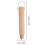 6Pz Set Manici Pan Beige in Legno Per Multiuso Sicuri 9