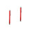 2Pz Stylus Rosso Con Punta in Gomma Per 2 E Schermi Touch 5