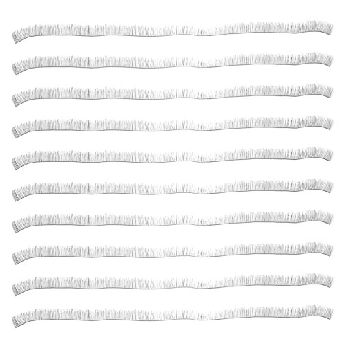 100Pz Finte Strisce Per Bambole Kit DIY Nero