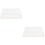2Pz Whiteboard Lineata Portatile Per Ufficio Piccola Nera Cancellabile 6