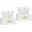 2Conf Set 80 Salviette Viso Monouso Cotone Bianco Morbido E 5