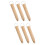 6Pz Set Manici Pan Beige in Legno Per Multiuso Sicuri 8