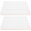 2Pz Whiteboard Lineata Portatile Per Ufficio Piccola Nera Cancellabile 5