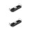 2Pz Doccia Nero Per Bagno 7