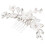 3Pz Pettine Cerimonia Cristallo Bianco Per Sposa 1