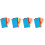 24Set Carta A6 Divisori Colorati 6 Per 4