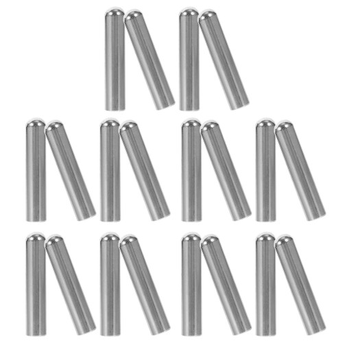 40Pz Puntoni Metallo Per Scarpe Argento Resistente DIY 1