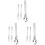 3Set Forchette E Pinze Escargot Acciaio Multiuso Per Tavola 4