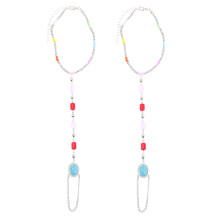 10Pz Cavigliere Perline Boho Spiaggia