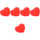 5Pz Cuore Vibrante Rosso Calma Bambini E Animali 6