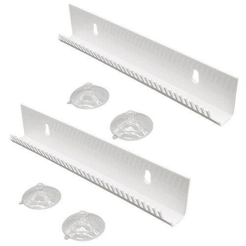 6Pz Porta Parrucche E Extension Bianco Con Denti Morbidi Per