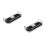 2Pz Doccia Nero Per Bagno 6
