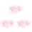 300Pz Mini Occhiali in Rosa Per Bambole Decorazione E Costume 4