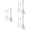 3Set Forchette E Pinze Escargot Acciaio Multiuso Per Tavola 8