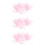 300Pz Mini Occhiali in Rosa Per Bambole Decorazione E Costume 10