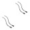 4Pz Extension Intrecciati Clip in Nero Per Cosplay 10