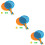 3Pz Gioco Badminton E Tennis Racket E Pratico Outdoor 9