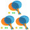 3Pz Gioco Badminton E Tennis Racket E Pratico Outdoor 2