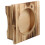 3Pz Porta Casseruole in Legno Resistente Multiuso Per Tavolo E Cucina 3
