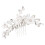 3Pz Pettine Cerimonia Cristallo Bianco Per Sposa 2