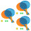 3Pz Gioco Badminton E Tennis Racket E Pratico Outdoor 6