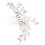 3Pz Pettine Cerimonia Cristallo Bianco Per Sposa 3