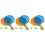 3Pz Gioco Badminton E Tennis Racket E Pratico Outdoor 4