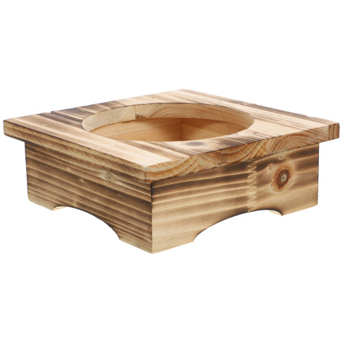 3Pz Porta Casseruole in Legno Resistente Multiuso Per Tavolo E Cucina 1